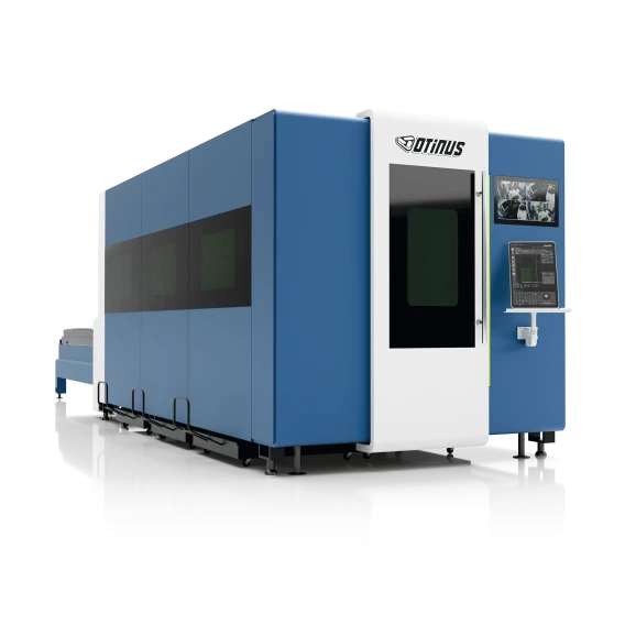 Working table dimensions: from 5x10 or 10x20 feet
Laser source output power: from 1 kW to 30 kW
Exchangeable table
Nesting software for waste reduction
Zonal fume extraction system
Components from renowned brands, including Schneider, Fuji Electric, Motovario
Nearly maintenance-free operation of the laser source
Ability to cut various materials, including mild steel, aluminum, stainless steel, and brass