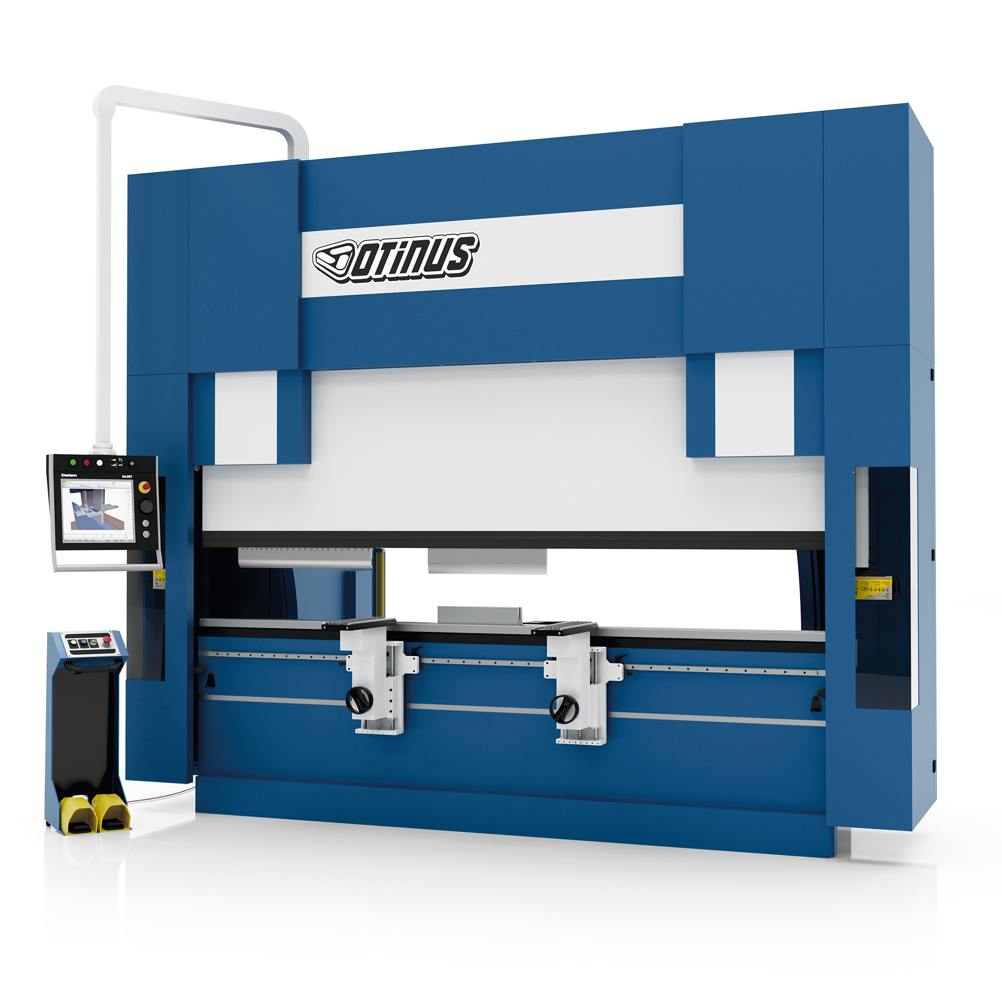 The Otinus Press Brake Pro with the DELEM DA-69T controller is designed for manufacturers seeking a modern, efficient, and precise bending solution capable of handling complex parts and optimizing production workflows