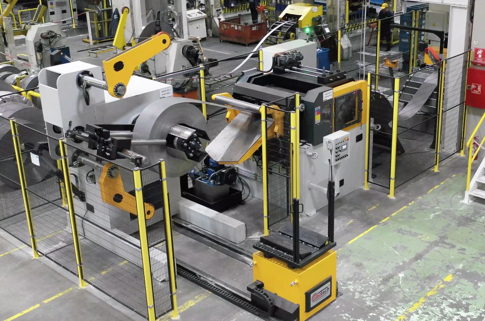 Coil Width:  200mm - 1000mm
Coil Thickness:  .5mm - 4mm
Coil Weight:  4 ton - 15 ton