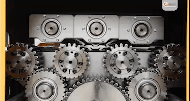 Straightener top rolls group adjustment has been done by servo motors from inlet and outlet side. This control allows to make flatness adjustment more precisely. Position adjustment being made automatically which has been entered to control panel. Positions of the rolls can be monitored from control panel.